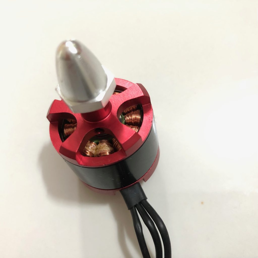 burnt brushless  otor