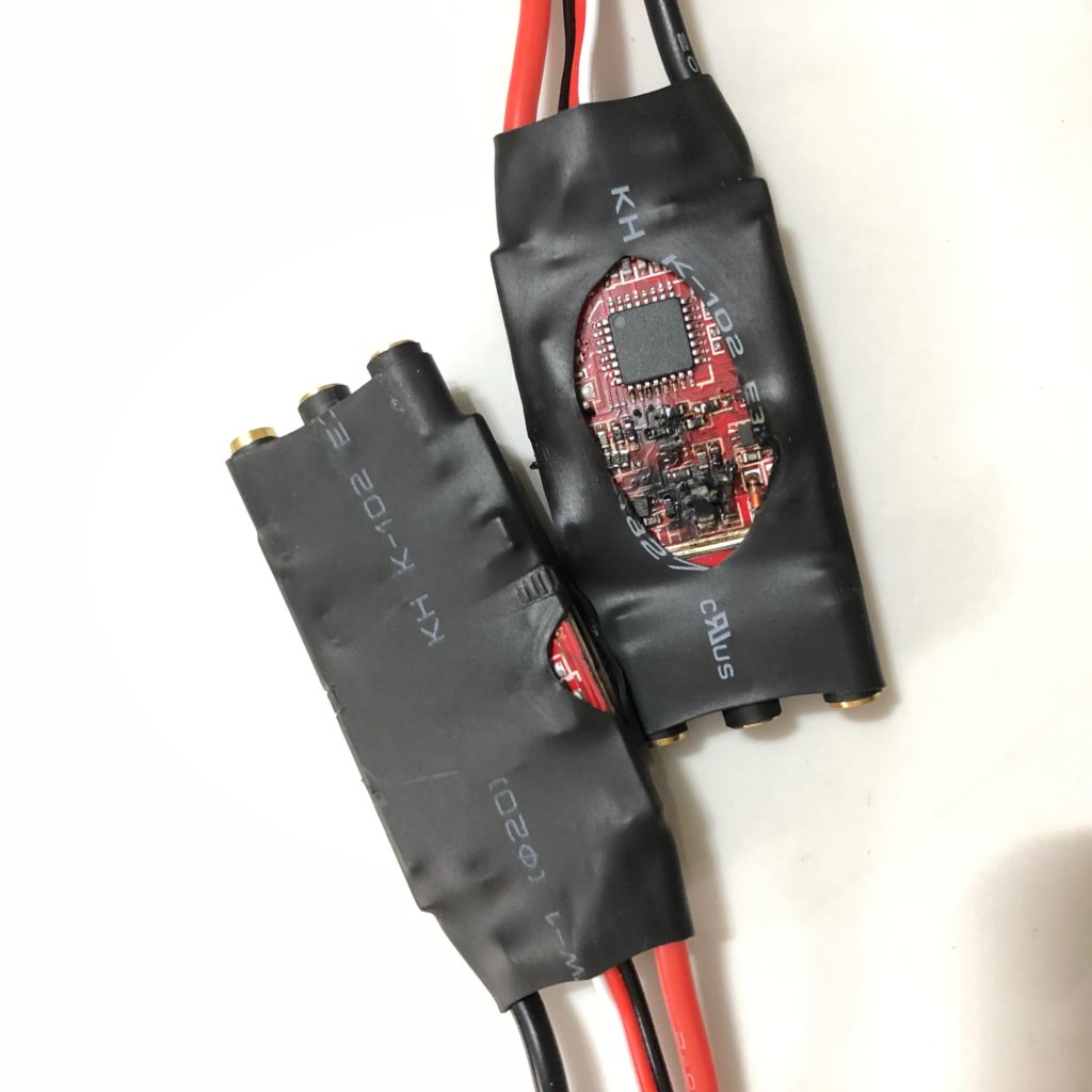 burnt esc