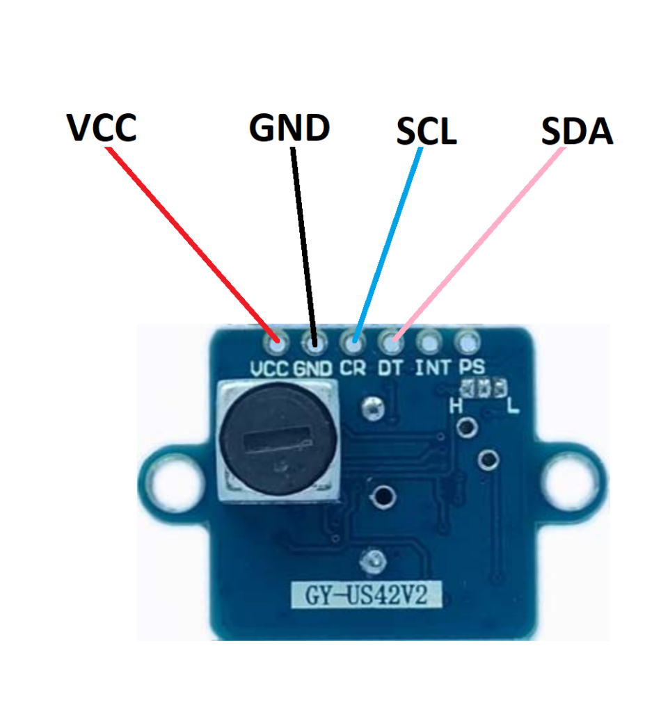 ultrasonic sensor pinout diagram