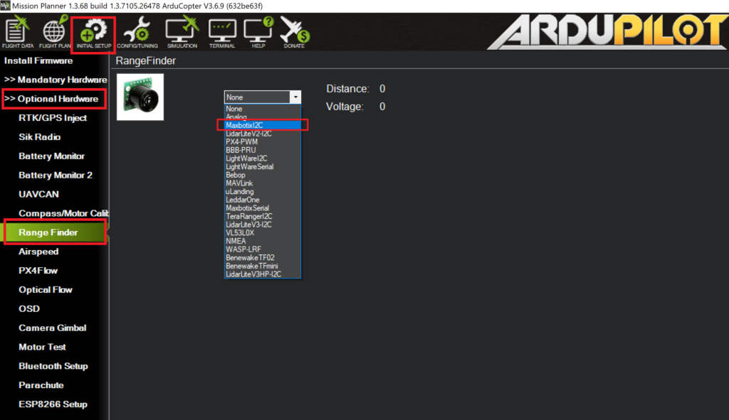 Selecting Sonar Type